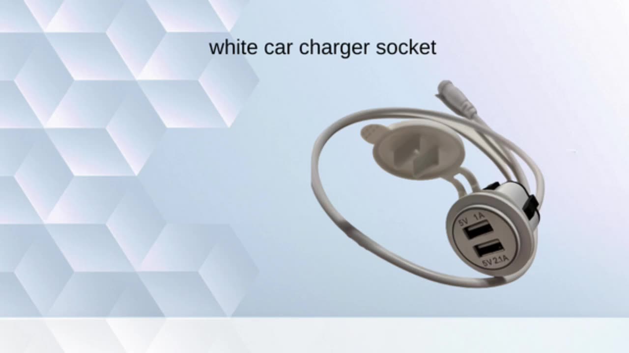 3.1A Διπλή υποδοχή φορτιστή αυτοκινήτου USB 12V/24V Αδιάβροχη έξοδος τροφοδοσίας Γρήγορη φόρτιση για μοτοσικλέτα θαλάσσιων αυτοκινήτων1