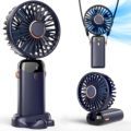 New Rechargeable Electric Foldable Portable Hand Fan & Standing Ventilator: USB Rechargeable 2-in-1 Fan1