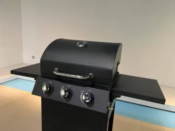 High Quality 5 Burner BBQ Gas Grill (stainless steel) with Side Burner, Perfect for Big Family and Big Party1