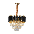 China Factory Small Black Vintage Crystal Ceiling Pendant Light1