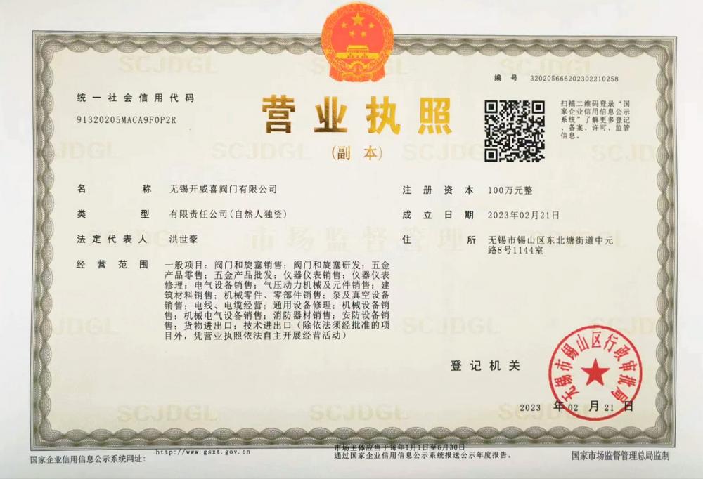 Business license