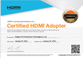 Certified HDMI Adopter