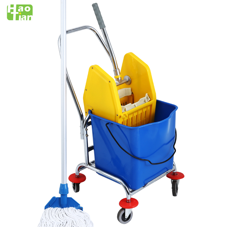 HAOTIAN B-044 Modelo 30L Pressão Down-Pressionamento MOP Bucket Buckets Sustainable Sustainable High Giry Plástico com camuflagem de espreitadelas1