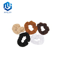 Custom Solid Color Cotton Towel Scrunchies - New Hot Sale for Girls1