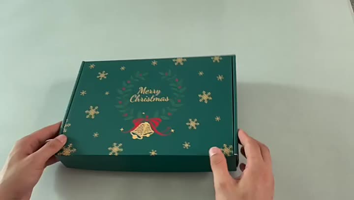изготовленная на заказ рождественская подарочная почтовая коробка