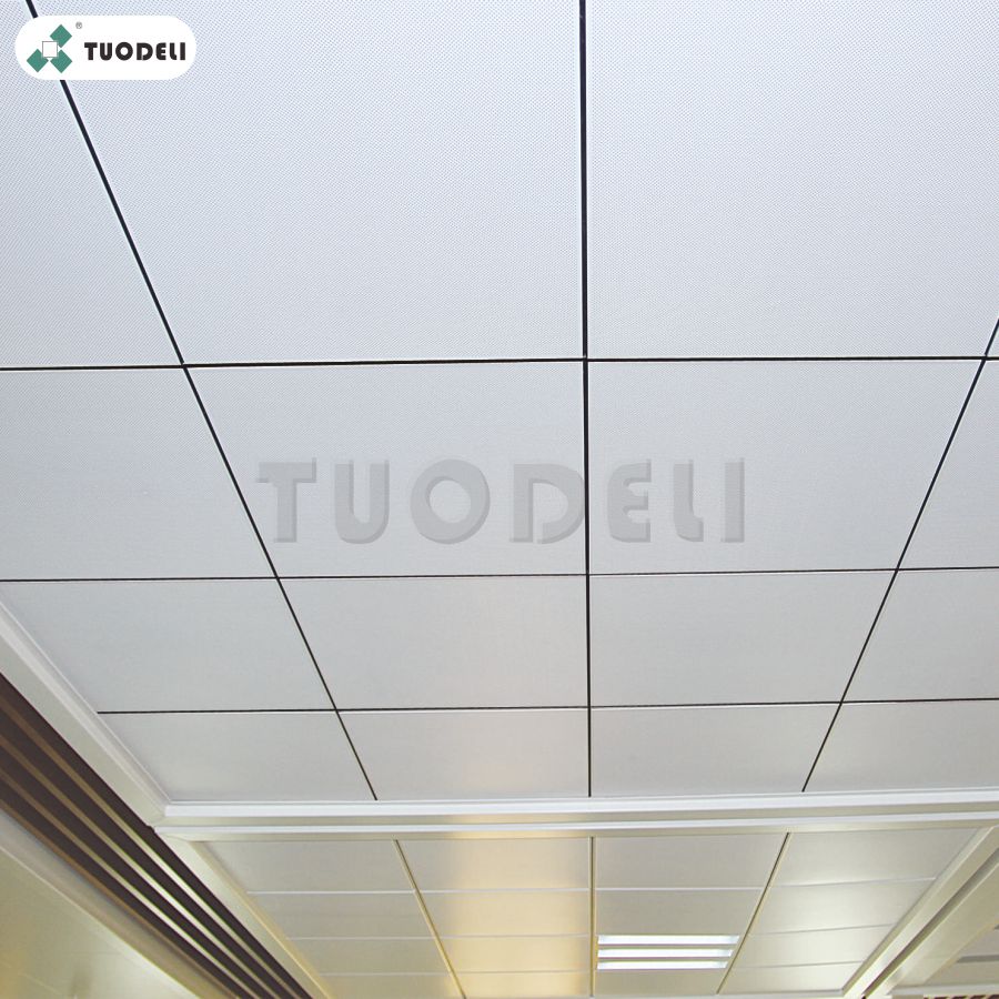 Plain ceiling tiles