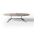 Marble and Metal Contemporary Living Room Table Set1