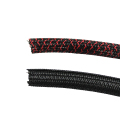 Tekstil oem lengan nilon nilon hidraulik lengan lengan pelindung poliester braided sleeving1