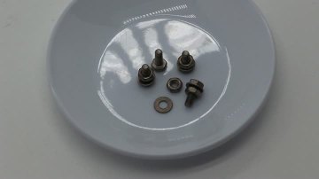 TA2 pure titanium outer hexagon M3 (Ti) three combinations