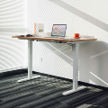 Electric Height Adjustable Dual Motor Standing Desk for Students: 3-Stage Wooden Study Table1