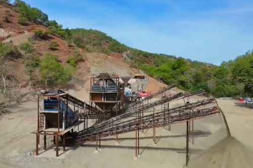 Lini Produksi Pengolahan Granit 300 TPH Timor-Leste