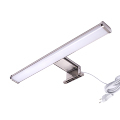 IP44 Waterproof Glass Clip Mounting Customizable Makeup Mirror with Front Light for Bathroom1