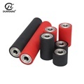 OEM Polyurethane Rubber Coated Rollers with Bearings for Textile Machinery1