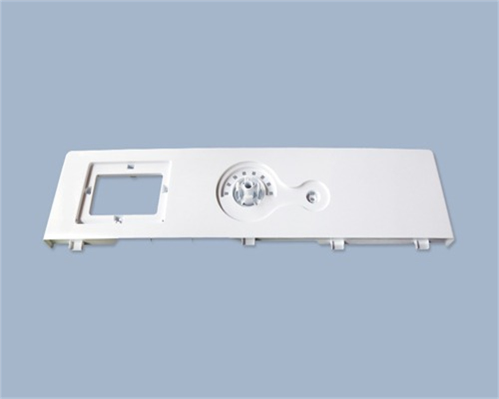 Washing machine plastic panel