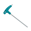 Custom T-Type Hex Wrench with Plastic Handle and CRV Flat Head1