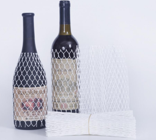 Bottle body protective net cover - glass/ceramic product 