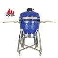 KIMSTONE Kamado 22 Inch L Keramik Grill Blue1