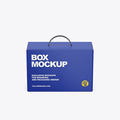 Custom Logo Recycled Corrugated Shipping Boxes with Plastic Handles1