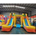 Factory Direct Inflatable Double Lane Water Slide and Trampoline Castle Rental1