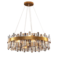 Nordic Modern LED Glass Chandelier Luxury Gold Crystal Pendant Light for Living Room Ceiling1