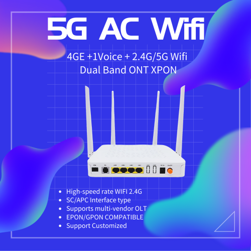 Produk Baru 4-Antenna Xpon Wifi Onu