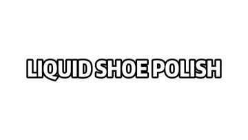 Liquid shoe polish