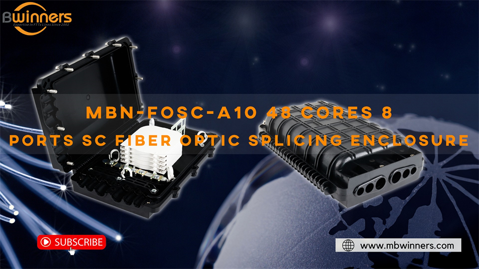 MBN-FOSC-A10 48 CORES 8 พอร์ต SC ไฟเบอร์ออปติก