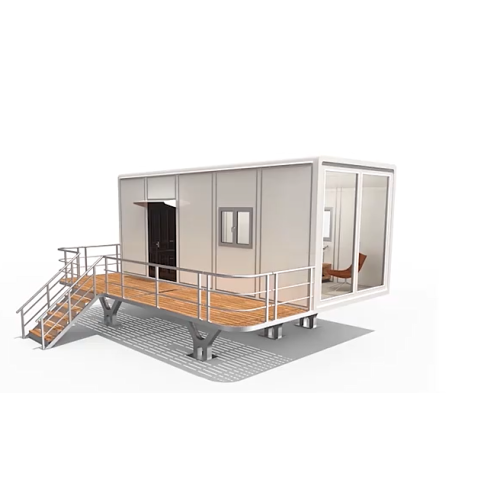 Innovative Prefabricated Container Home with Modern Mobile Furniture Design