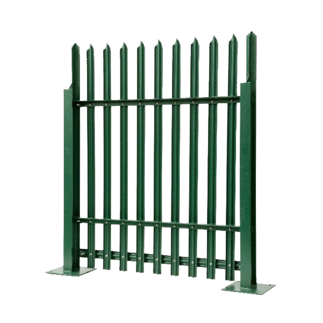 Hot Dipped Galvanized Steel Palisade Fencing/PVC Security Palisade Fence Panel1