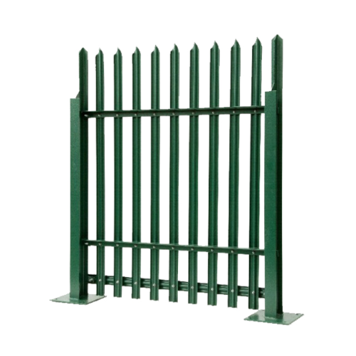 Hot dipped galvanized steel palisade fencing/pvc security palisade fence panel1