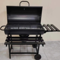 2024 new design BBQ Grill with Trolley outdoor backyard camping Charcoal grill1