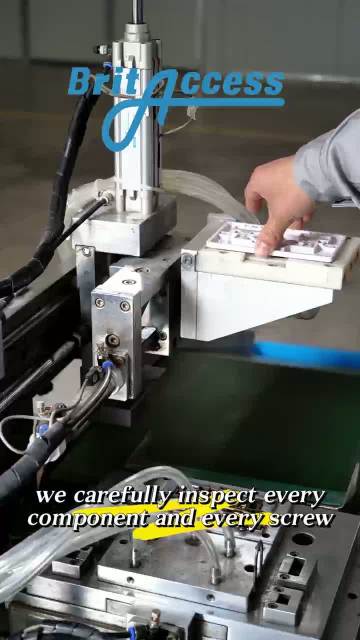 we carefully inspect every component and every screw.