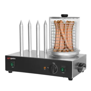 Cookware Two SUS Heating Rods Hot Dog Maker Sausage Steamer Hdmh4n1