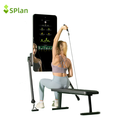 SPlan Gym Fitness Equipment: Intelligent Power Station with Pull Rope and Mirror for Resistance Band Training1