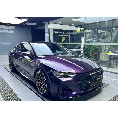 PET High Gloss Metallic Midnight Purple Car Color Film