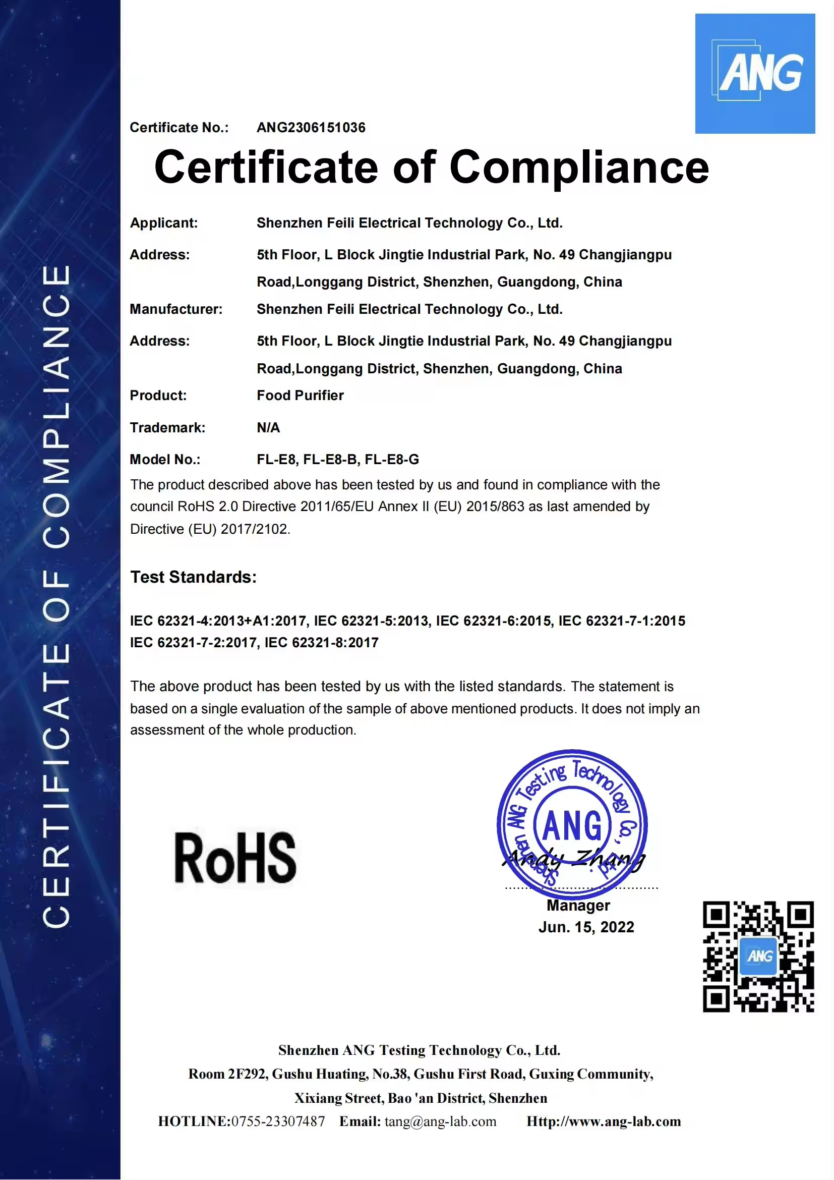 FL-E8, FL-E8-B,FL-E8-G