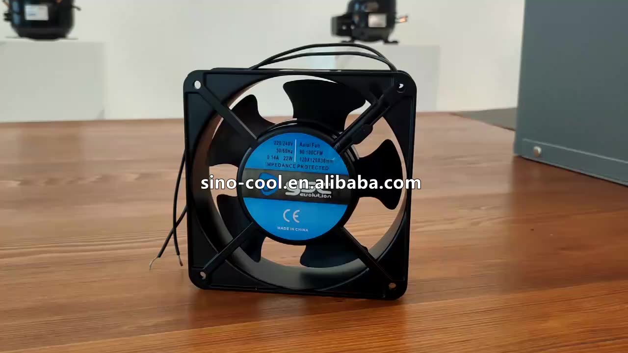 Ventilador de 220V AC Motor AC Axial ventiladores 120*38 AC ventilador 120381