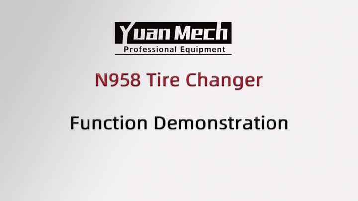 N958 Tire Changer 20 inch Run Flat Tire Operation.mp4