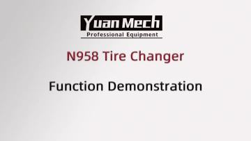 N958 Tire Changer 20 inch Run Flat Tire Operation