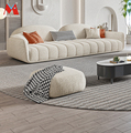 Maxky Light Luxury Fabric Sofa Simple and Small Appartement Combination1