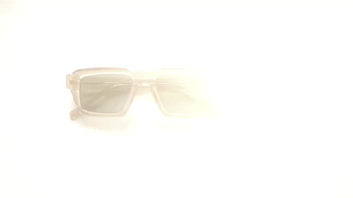 Häppchen -Design -Acetat polarisierte Acetat -Sonnenbrille