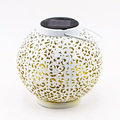 Portable Solar Round Garden Lantern for Metal Round Gardening Light - Outdoor Use1