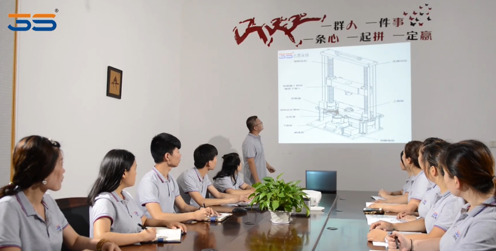 Team meeting photo