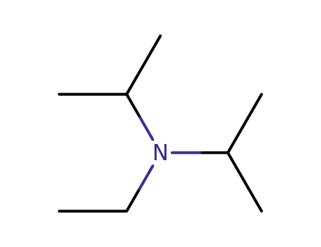 Molecular Structure of 7087-68-5 (Ethyldiisopropylamine)