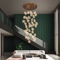 Maple Leaf LED Modern Chandelier Dimmable Interior Decor Lamp1