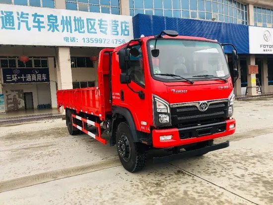 Penjimatan Tenaga Tri-Ring 4X2 8.6cbm Dump Truck untuk Bahan Binaan1