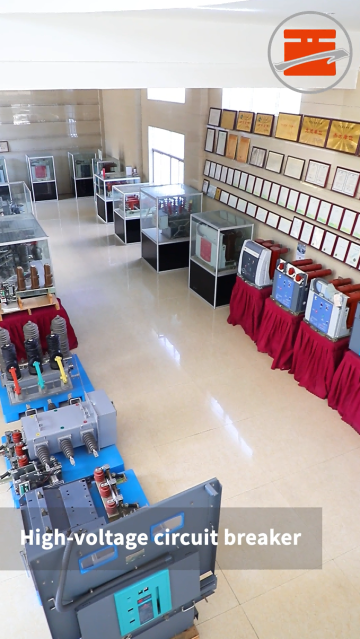 High voltage vacuum circuit breaker product display