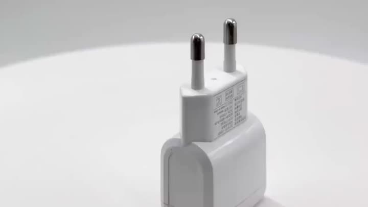 adaptador de potencia blanca