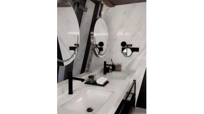 Modern residential bathroom renovation