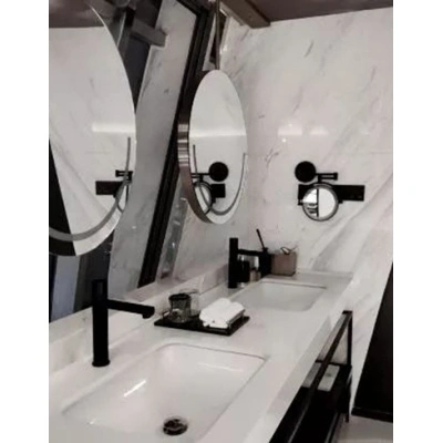 Hotel bathroom sink detail